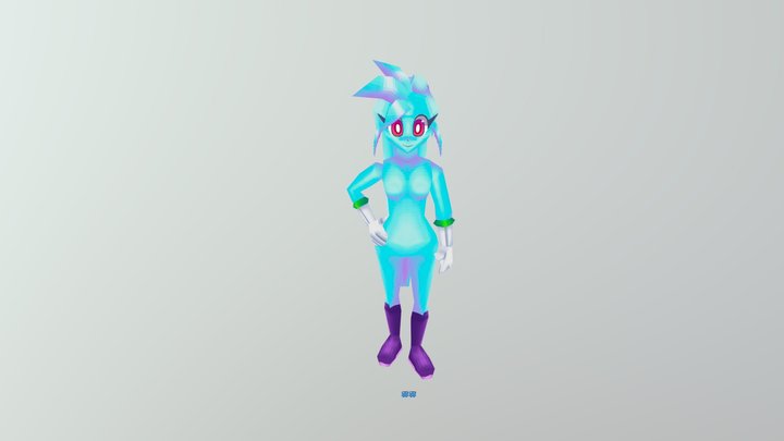Spaicy Low Poly 3D Model