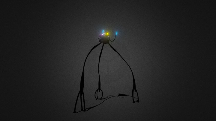 Tripod remastered 3D Model
