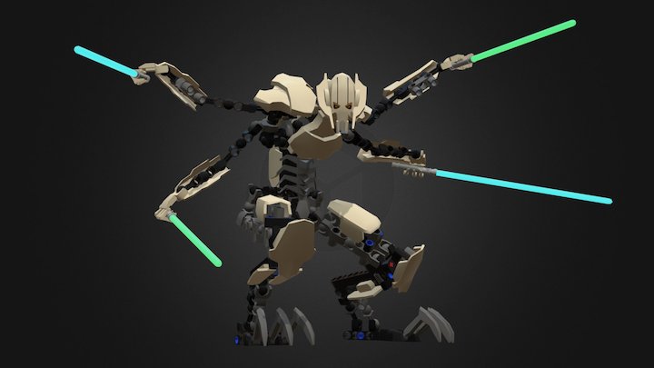 General Grievous: Lego Star Wars 3D Model