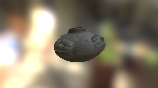 Vasija antropomorfa Cultura Chorrera 3D Model