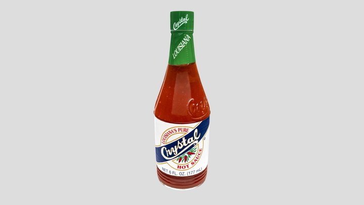 Crystal Hot Sauce 3D Model
