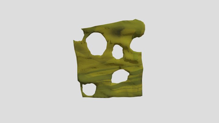 low poly moldy cheese! – Modello 3D gratuito STL