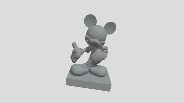 Mickey Mouse 3D Model