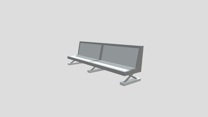 Low Poly Chair 3D Model