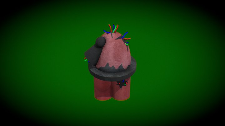 withered animatronic expunged 3D Model