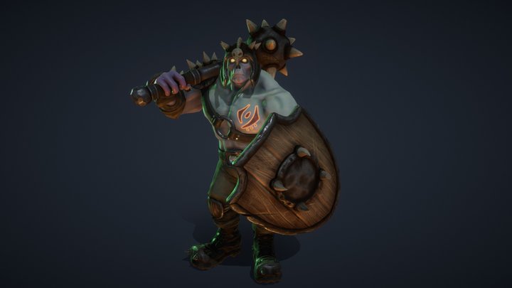 Dead Warrior 3D Model