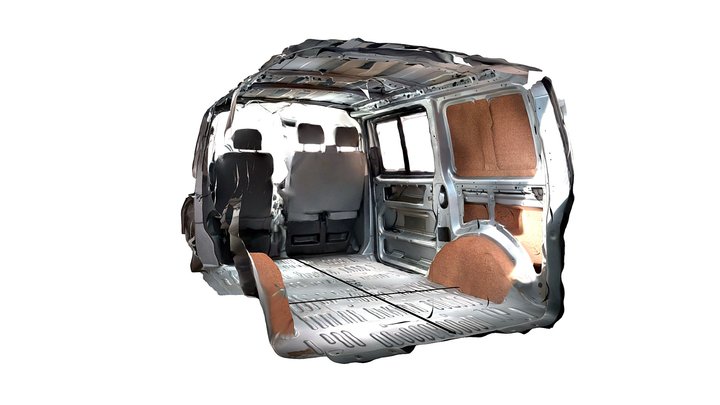 Volkswagen Transporter T5 L1H1 - Interior scan 3D Model