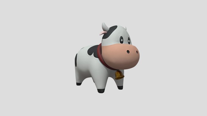 Stylized Cow – Kostenloses 3D-Modell STL