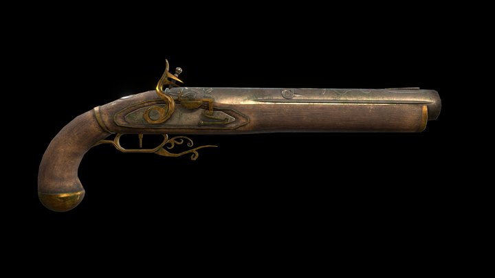 Flintlock 3D Model