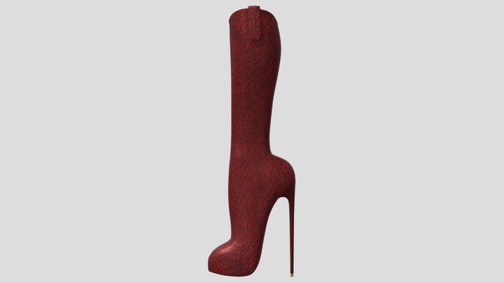 Cowgirl Stiletto High Heel Boots