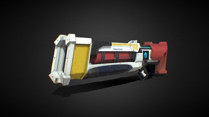 Sci-fi Gun 3D Model