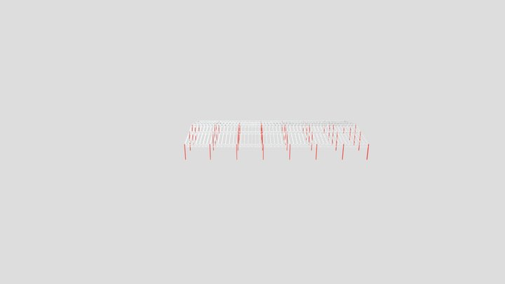 BCC0270 Hybrid Steel Structure 3D Model