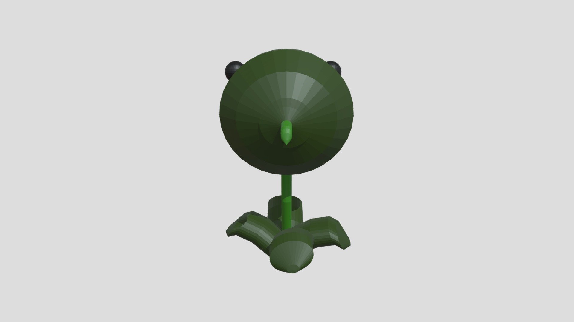 peashooter 3D model by smallfrog (hegeregurr) [d15af79] Sketchfab