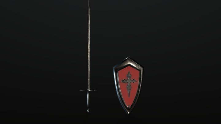 SwordAndShield PBR Test 3D Model