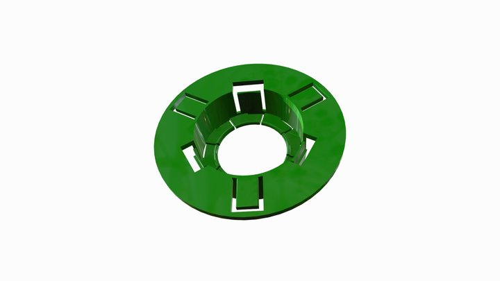 Framecad Service Hole Grommet 3D Model