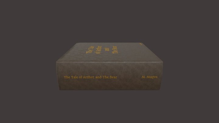 Stylized Book 3D Model