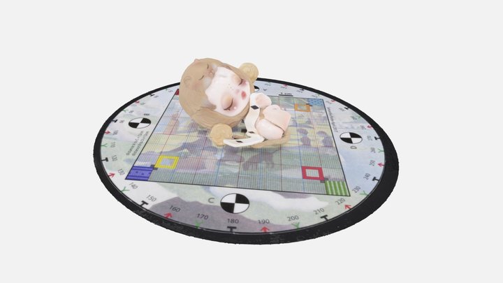 CatHat Figurine 3D Model