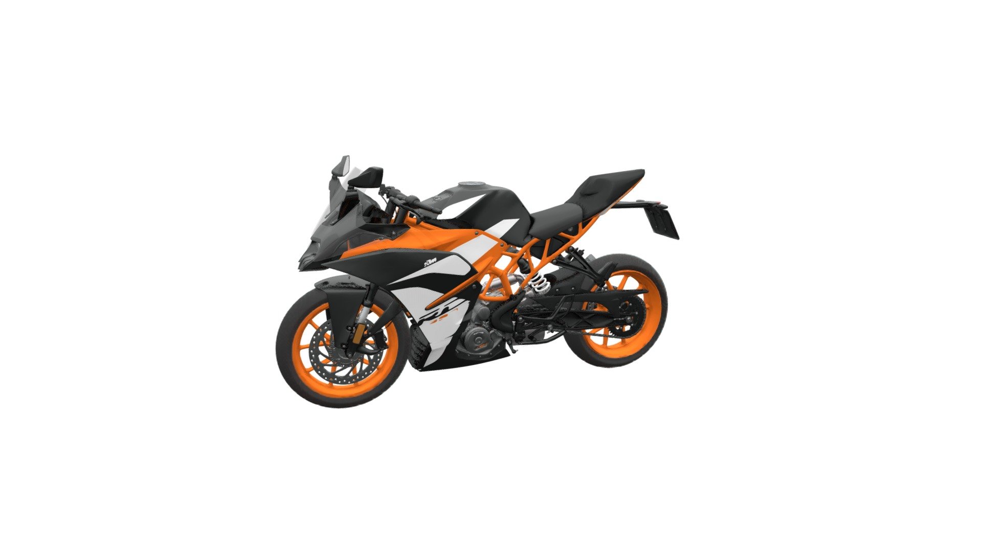 KTM RC 390 2017 3D Model By Davidamar d15e952 Sketchfab
