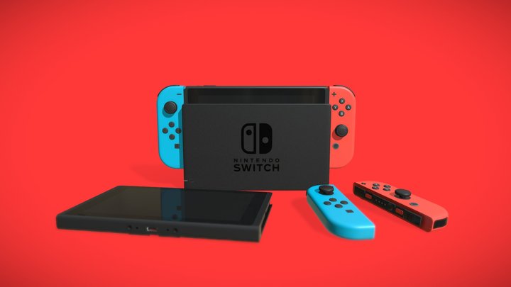 Nintendo Switch - Buy Royalty Free 3D model by Geng4d [d15ebed 