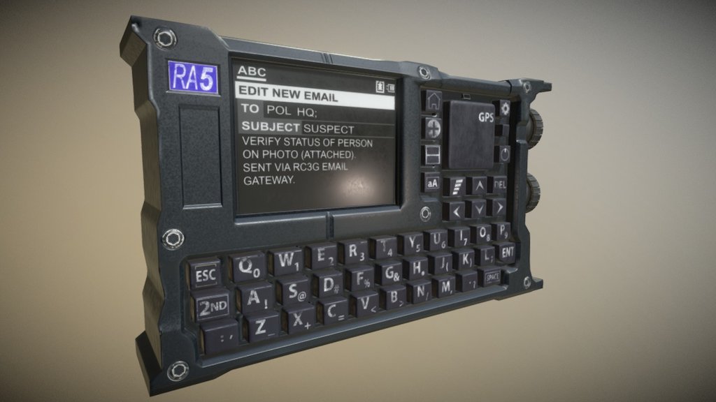 Data Terminal WIP-4 - 3D model by jechase [d160560] - Sketchfab