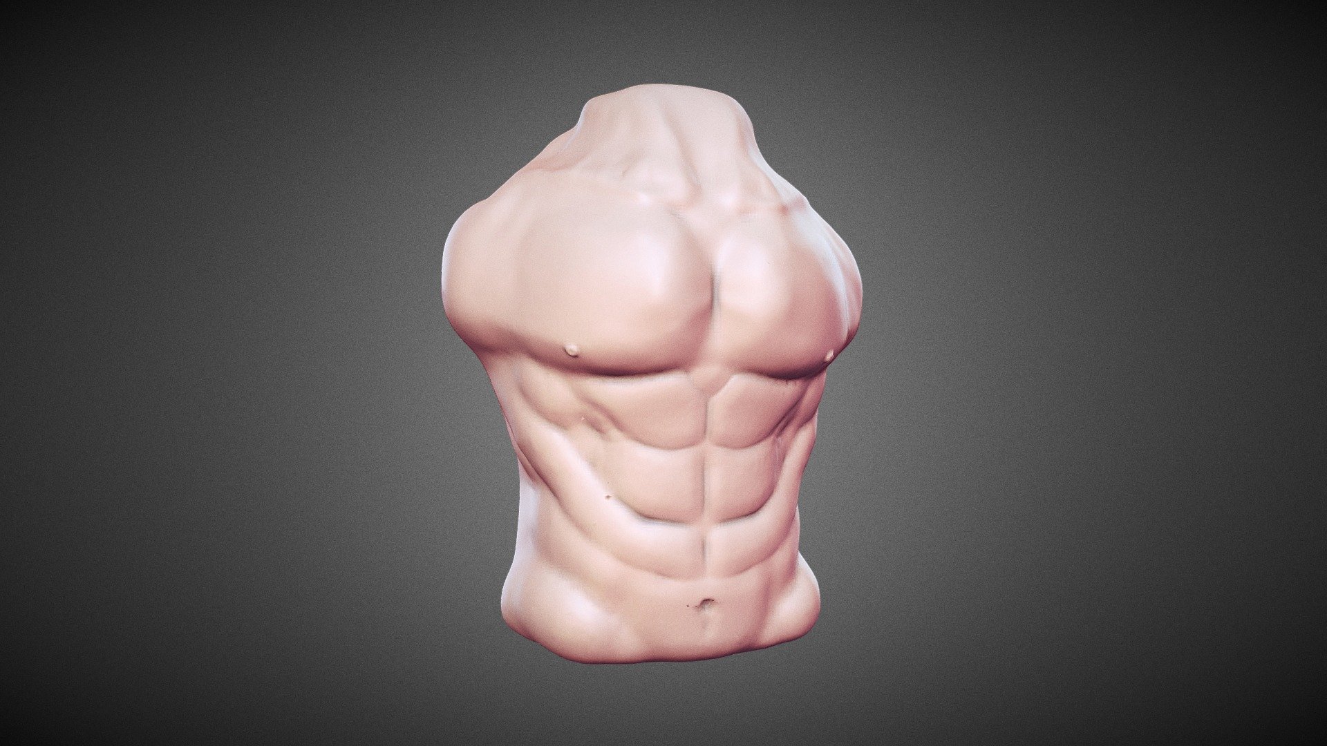 Sculpt January #22 | Male Torso - 3D model by TheCGMaster [d161c98 ...