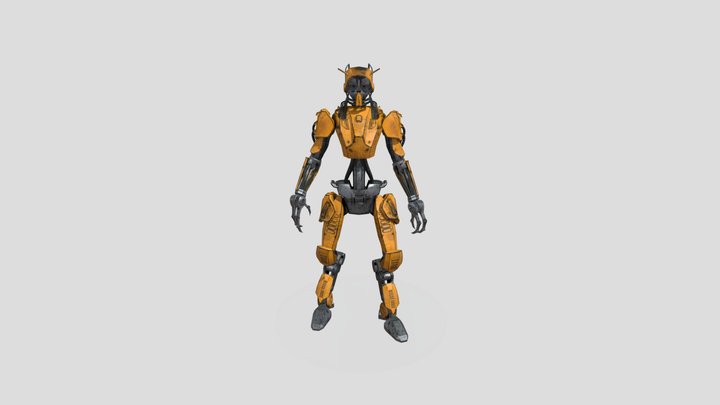 biped_robot 3D Model