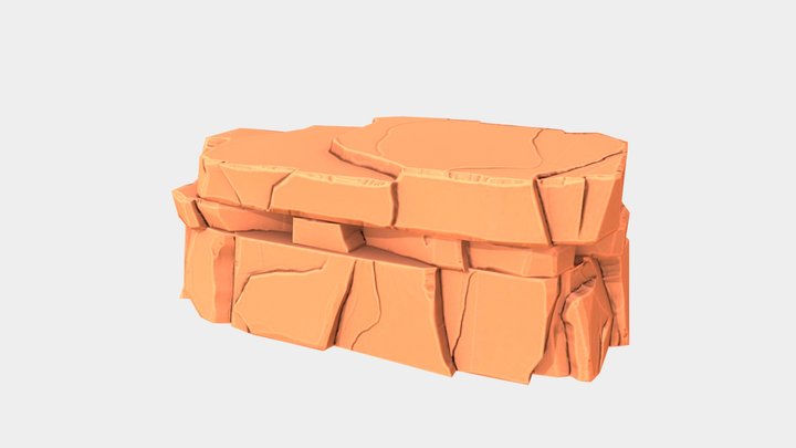 Sandstone | Cliff – Modello 3D gratuito STL