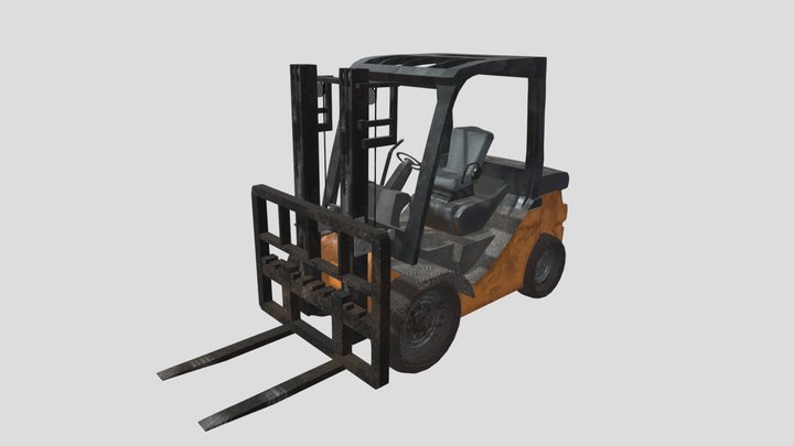 Forklift 3D Model