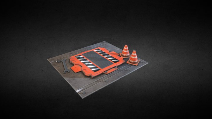 Small mechanical parts 3D Model