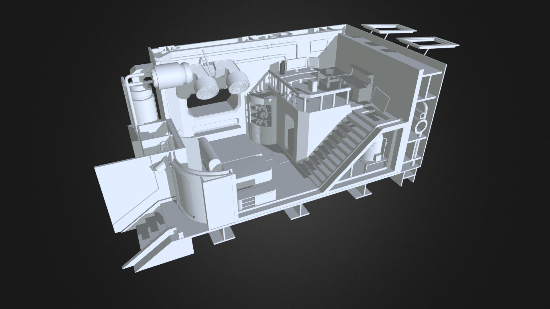 Cyber Punk Assassin Apartment - 3D model by François Pellé (@Ulibrius ...