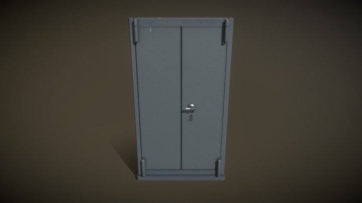 Armored Cabinet 3D Model