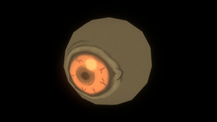Eyeball creature 3D Model