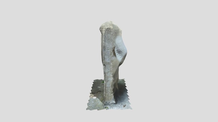 Old Cemetery Stone 7 3D Model