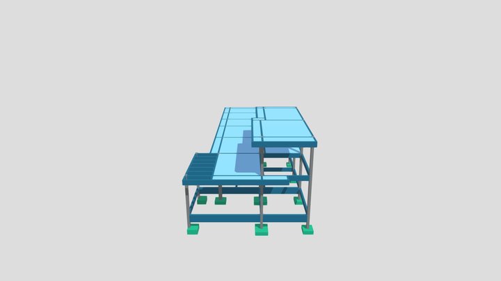 Projeto estrutural - Casa 3D Model