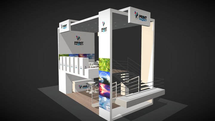 Stand Print Project - Panamá 3D Model