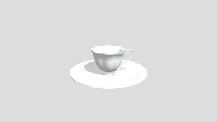 Tea Cup 3D Model