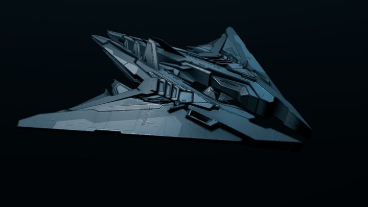Spaceship 3D Model