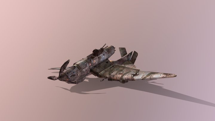 Airplane crash – Kostenloses 3D-Modell STL