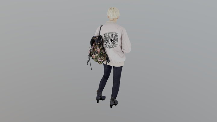 MUJER FOTOGRAMETRIA UNAM 3D Model