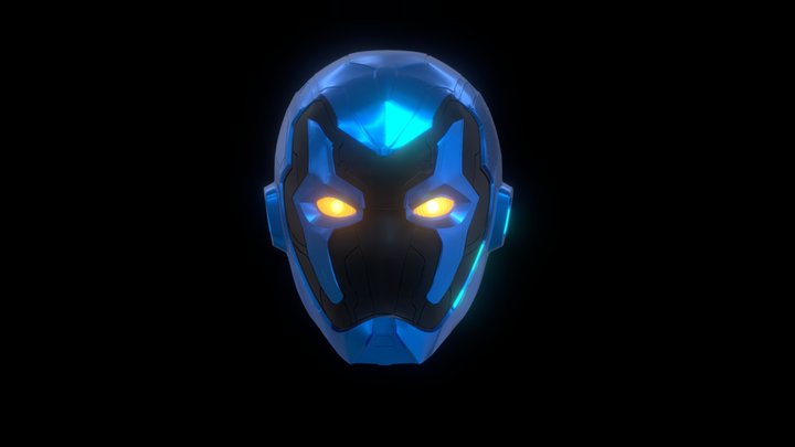 BlueBeetle_ Movie_ Helmet 3D Model