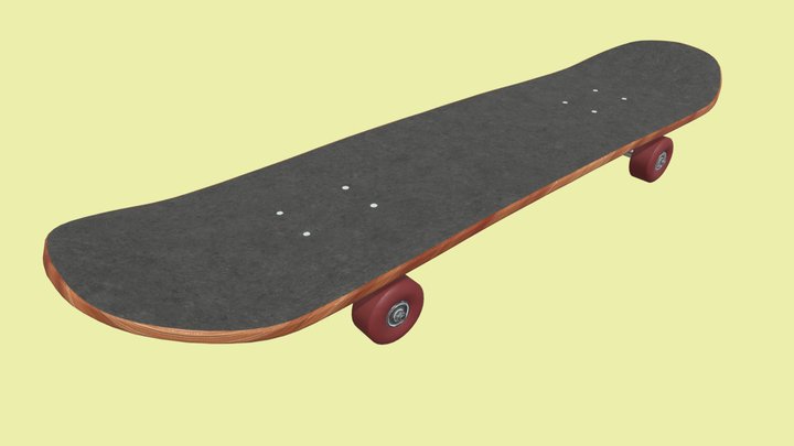 Skateboard [Sketchfab Texturing Challenge] 3D Model