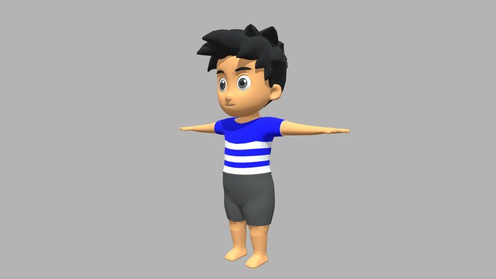 Putu (Home) - Sad Ripu 3D Model
