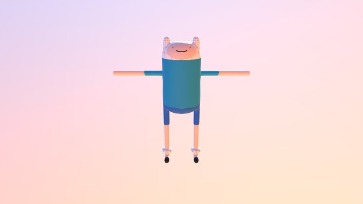 Finn Texturizado Práctica 3D Model