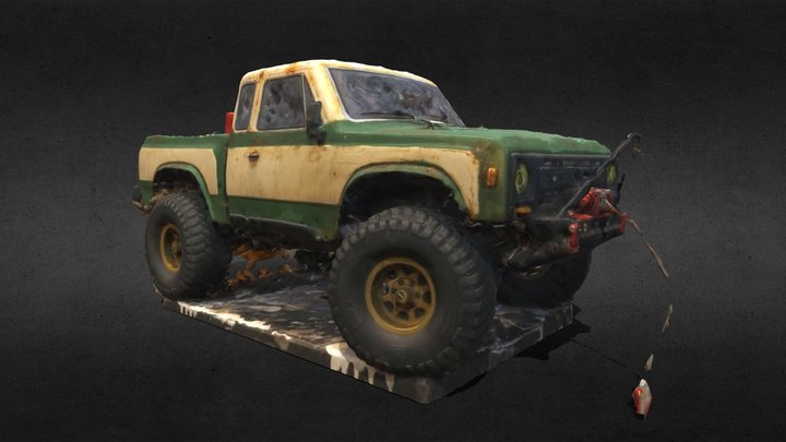 Scanned Truck 3D Model
