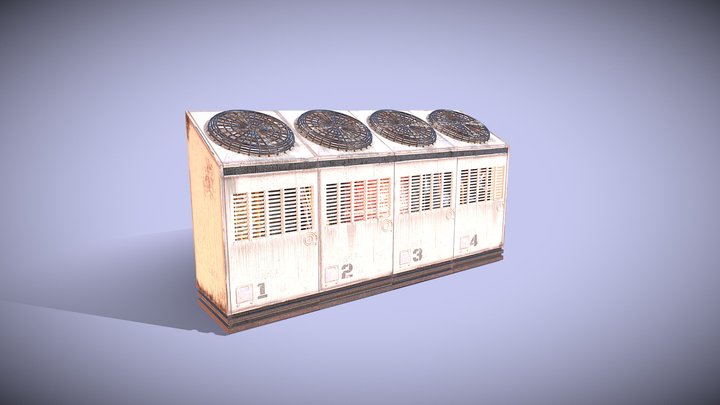 Cooling Tower 3D Model