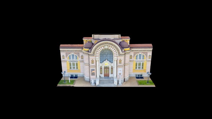 Централна минерална баня, гр. София 3D Model