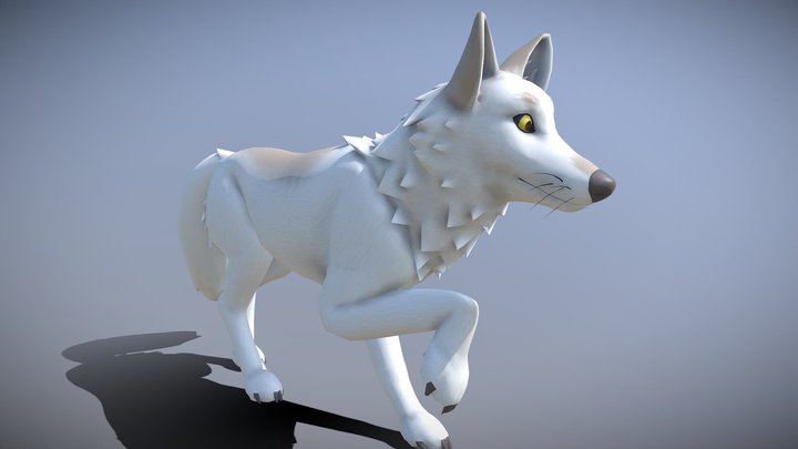 Arctic Wolf 3D Model