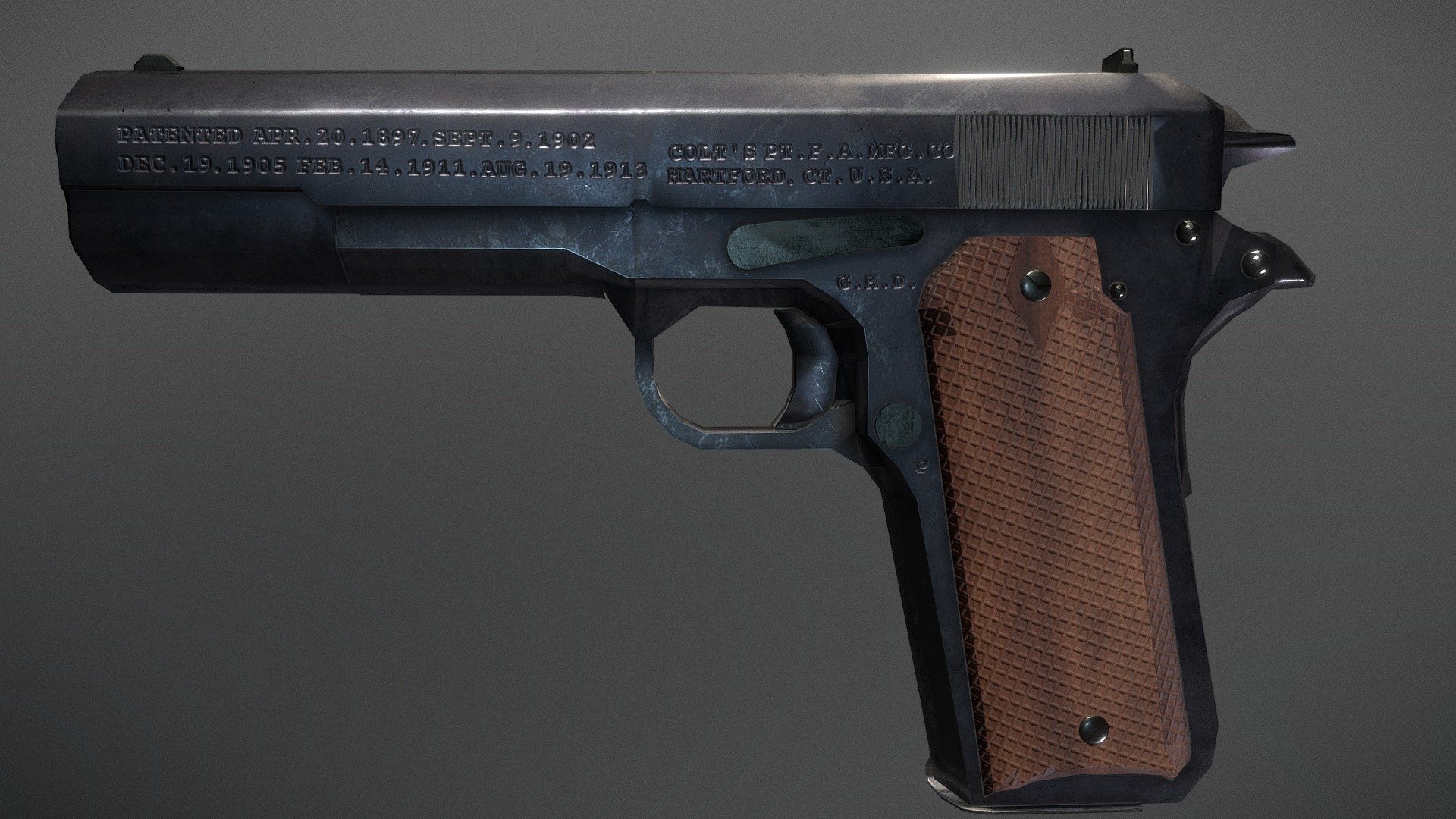 M1911 Colt - Buy Royalty Free 3D model by Joe Jobson (@jjobson98 ...