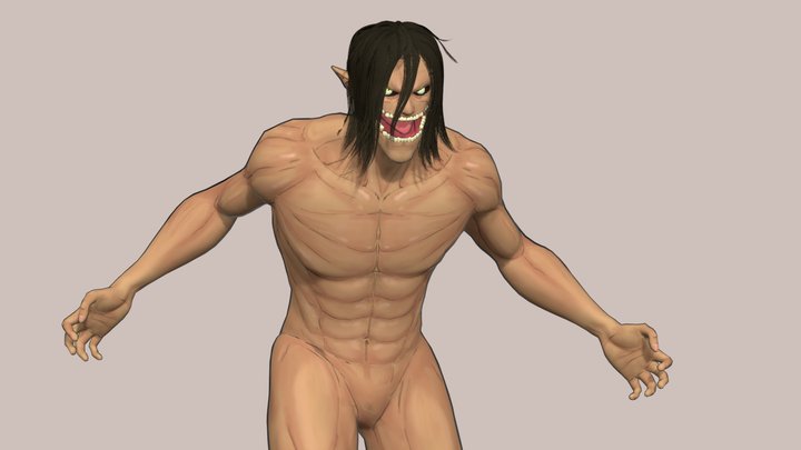 Eren Jaeger (Attack Titan form) 3D Model