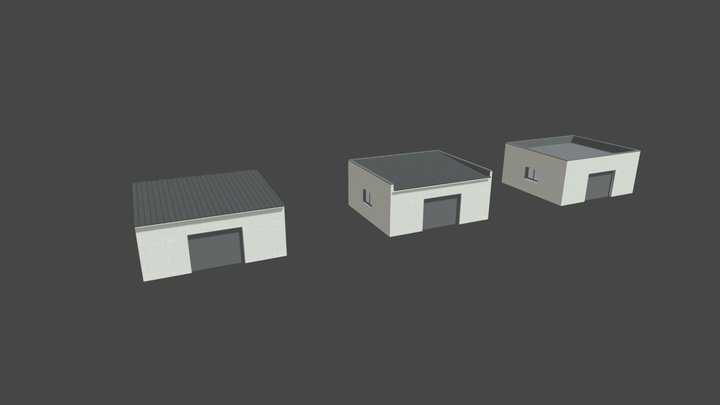 Garages - Quiers 3D Model